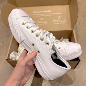 All Star Lift Platform Leather Converse
